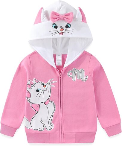 Disney Minnie Mouse Girls Sequin Zip Up Hoodie for Toddlers in Kuwait