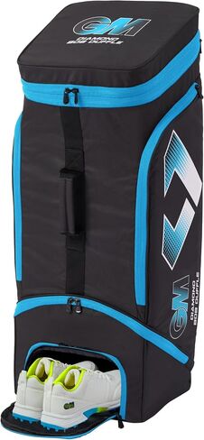 Gunn & Moore GM Cricket Duffel/Wheelie Bag | أحجام مختلفة المجلد 55 إلى 126 لتر | صعبة 600 منكر البوليستر in Saudi Arabia