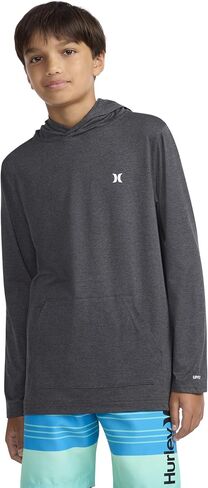 Hurley Boys's Long Sleeved Upf 50+ Rash Guard Swim Shirt in Saudi Arabia