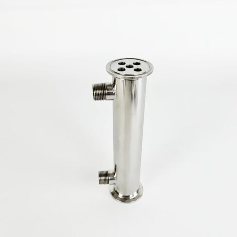 1.5 "(38mm) OD50.5 Dephlegmator مع خيط ذكر 1/2" ، 5 أنابيب داخل المعرف 8 مم ، Lenght 200mm ، الجزر ، المكثف in Saudi Arabia