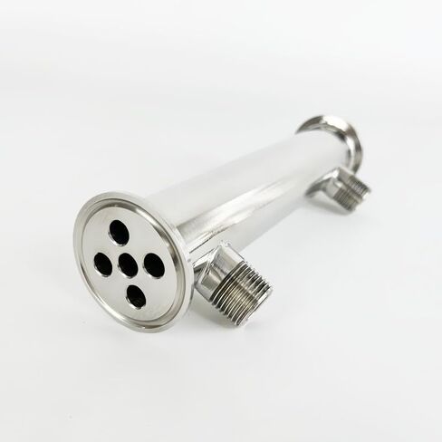 1.5 "(38mm) OD50.5 Dephlegmator مع خيط ذكر 1/2" ، 5 أنابيب داخل المعرف 8 مم ، Lenght 200mm ، الجزر ، المكثف in Saudi Arabia