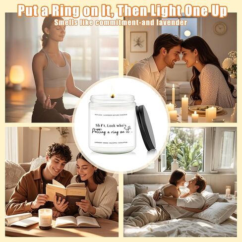 Retirement Gift Candle for Woman & Men - Lavender Scented Soy Wax Gifts for Coworkers,Teachers, Friends, Retired Party Decorations Gift in Saudi Arabia