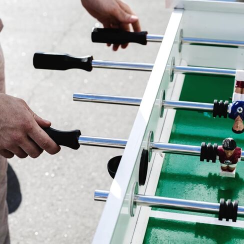 4pcs foosball مقبض مقبض كرة القدم مقبض كرة القدم جدول كرة القدم البديل لجداول كرة القدم الأسود القياسي in Kuwait