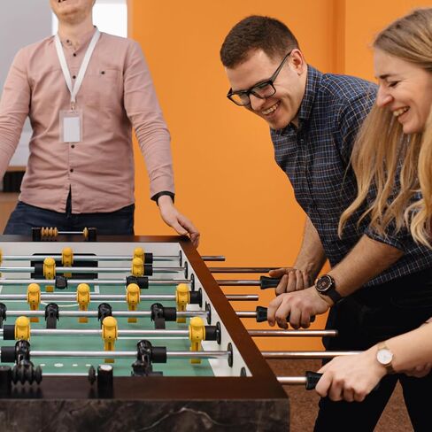 4pcs foosball مقبض مقبض كرة القدم مقبض كرة القدم جدول كرة القدم البديل لجداول كرة القدم الأسود القياسي in Kuwait