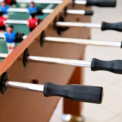 4pcs foosball مقبض مقبض كرة القدم مقبض كرة القدم جدول كرة القدم البديل لجداول كرة القدم الأسود القياسي in Kuwait