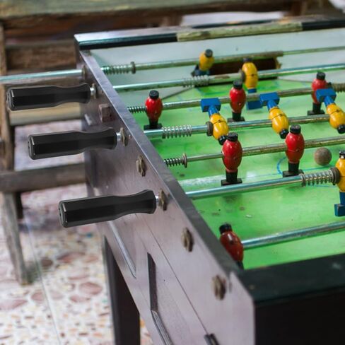 4pcs foosball مقبض مقبض كرة القدم مقبض كرة القدم جدول كرة القدم البديل لجداول كرة القدم الأسود القياسي in Kuwait