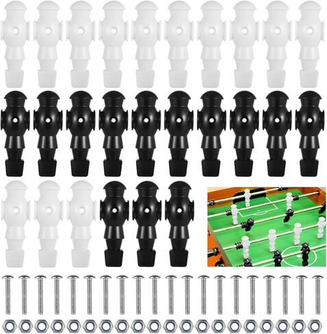 26 PCS Foosball Men ، Resin Foosball Presace ، Plage Table Soccer Player for Tournament Foosball in Kuwait