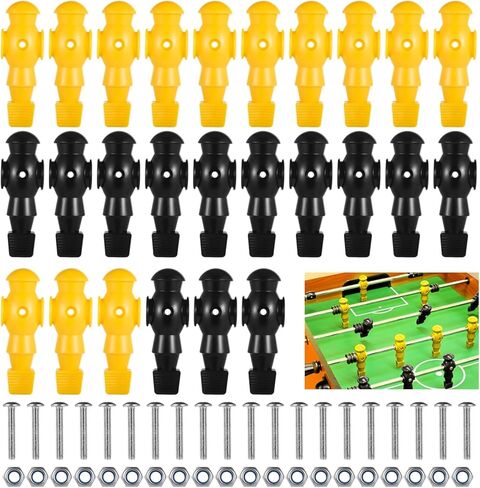 26 PCS Foosball Men ، Resin Foosball Presace ، Plage Table Soccer Player for Tournament Foosball in Kuwait