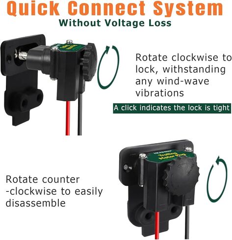قابس محرك التصيد ، 027-0004-KIT 12V إلى 48V DC CONNECTOR ، مقاوم للطقس بسعة 80 أمبير in Kuwait