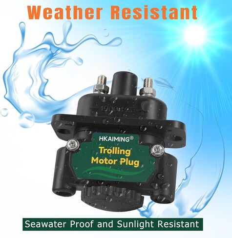 قابس محرك التصيد ، 027-0004-KIT 12V إلى 48V DC CONNECTOR ، مقاوم للطقس بسعة 80 أمبير in Kuwait