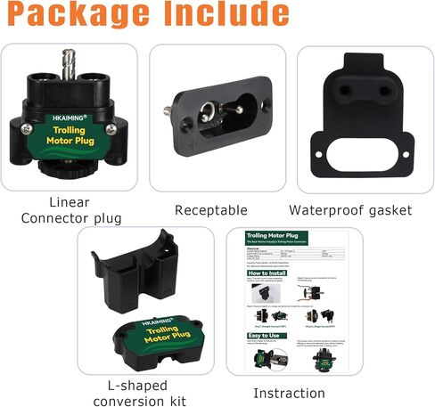 قابس محرك التصيد ، 027-0004-KIT 12V إلى 48V DC CONNECTOR ، مقاوم للطقس بسعة 80 أمبير in Kuwait