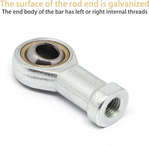 4 pcs Female Rod End Joint Bearing M10x1.25 in Saudi Arabia