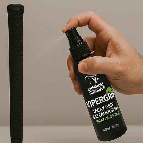 Vipergrip - رذاذ القبضة والمنظف - 2 -في -1 ، مرمم المقبض الرياضي للجولف ، والبيسبول ، وكرة القدم ، وكرة السلة ، والتنس ، و Pickleball - يزيل النفط والأوساخ - يعزز القبضة والتحكم - (4 أوقية / 125 مل) in Saudi Arabia
