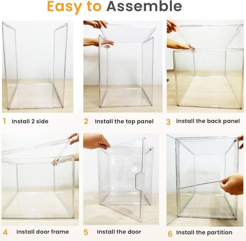 Bread Box,Large Bread Boxs for Kitchen Countertop - 4 Layers Adjustable Bread Storage Container,Clear Boxes for Kitchen Counter, Breads Box Airtight,Bread Holder,Perfect for Bagel Muffins（transparent） in Kuwait