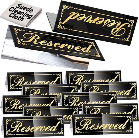 12 PCS 6 "× 2" لافتات مائدة محفوظة الفضة ، علامات خيمة مزدوجة الجوانب مع قطعة قماش من جلد الغزال ، ومؤشرات مقعد الحجز لحفل حفل الزفاف in Saudi Arabia