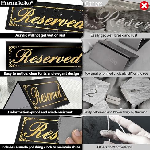 12 PCS 6 "× 2" لافتات مائدة محفوظة الفضة ، علامات خيمة مزدوجة الجوانب مع قطعة قماش من جلد الغزال ، ومؤشرات مقعد الحجز لحفل حفل الزفاف in Saudi Arabia
