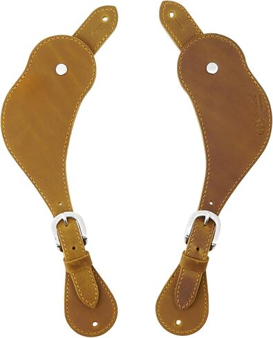 Jeereal Leather Spur Straps for Cowboy,Western Men and Women's Boots Equipment,Double Ply Reinforced Stitching Spur Straps in Saudi Arabia