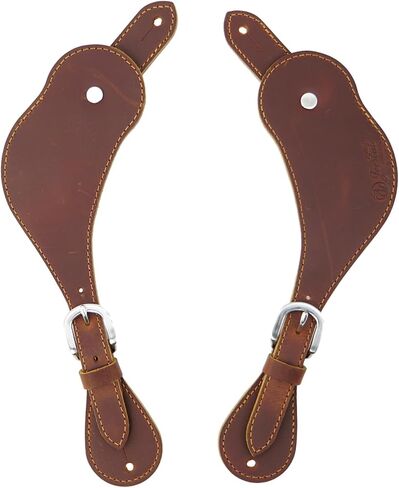 Jeereal Leather Spur Straps for Cowboy,Western Men and Women's Boots Equipment,Double Ply Reinforced Stitching Spur Straps in Saudi Arabia