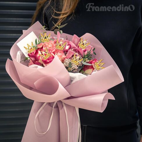 Framendino Tiny Crown Mini Cake Cupcake Decoration لعيد ميلاد الزفاف in Saudi Arabia