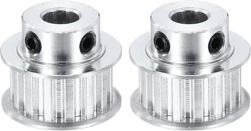 MECCANIXITY 2 Pcs Aluminium Timing Pulley, XL 15 Teeth 10mm Bore Synchronous Wheel Timing Belt Pulley 5.08mm Pitch 11mm Slot Width for Belt, CNC Machine, 3D Printer in Saudi Arabia