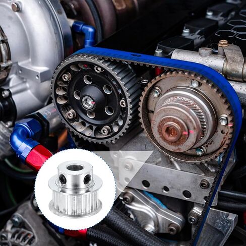 MECCANIXITY 2 Pcs Aluminium Timing Pulley, XL 15 Teeth 10mm Bore Synchronous Wheel Timing Belt Pulley 5.08mm Pitch 11mm Slot Width for Belt, CNC Machine, 3D Printer in Saudi Arabia