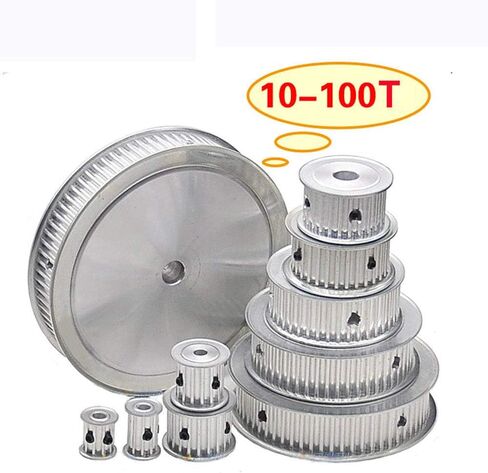 HTD 5M-12T Timing Belt Pulley 5mm Pitch 5mm Bore 16mm Width Synchronous Wheel (Bore:5mm, Tooth Width:16mm) in Saudi Arabia