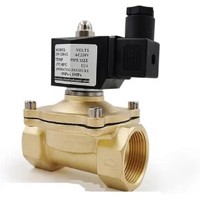 2W-320-32 صمام الملف اللولبي الكهربائي ، النحاس ، 1-1/4 بوصة ، AC 220V ، مغلق عادة ، IP65 مصنفة لهواء زيت الماء ، نطاق درجة الحرارة -5 درجة مئوية إلى 80 درجة مئوية (DN8 DC12V) in Saudi Arabia