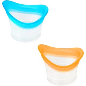 2pcs Eye Wash Cup Eye Wash Bath Kit Silicone Eyes Cleansing Cup for Eyes Rinse Portable eye Care Tool Cleaner for Quick Effective SoothingTired eyes Refresh Clean Dust Makeup Irritants in Kuwait