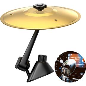 Car Crash Cymbal， 2025 New Model Car Cymbal Air Vent， Suitable For Car Decoration, Designed For Music Lovers, Make Your Driving More Interesting， And Applicable To Various Car Models （Silver） in Kuwait