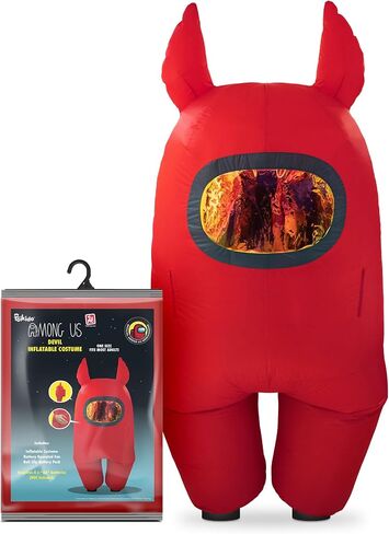 YuMe Official Among Us Toys Funny Inflatable Cool Cosplay Halloween Costumes for Adults - Purple Impostor in Saudi Arabia