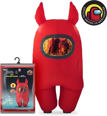 YuMe Official Among Us Toys Funny Inflatable Cool Cosplay Halloween Costumes for Adults - Purple Impostor in Saudi Arabia