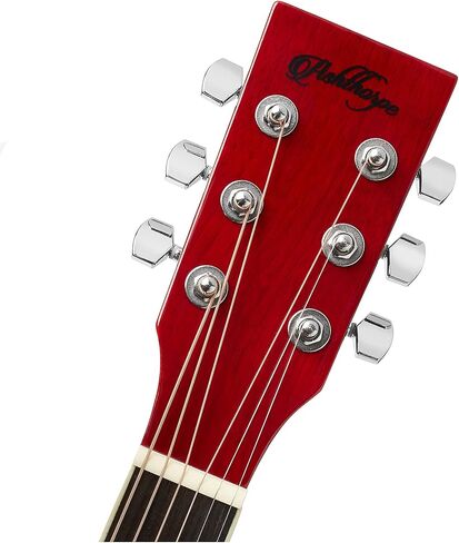 Ashthorpe Full-Size Thinline Cutaway Acoustic Electric Guitar Package with 10 Watt Amp - Black in Kuwait