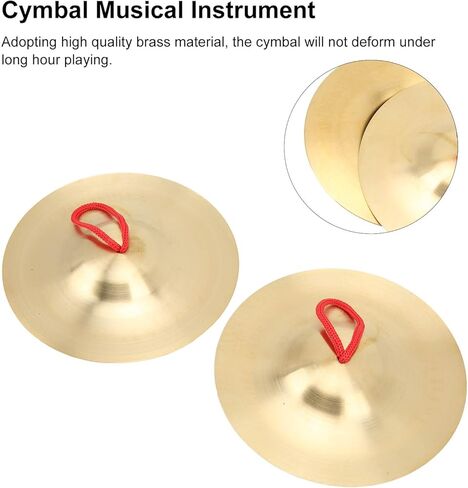 1 Pair Hand Cymbals, 14.7cm / 5.79in Mini Hand Cymbals Crash Cymbal Belly Dancing Finger Dance Musical Instrument for Dancer Party in Kuwait