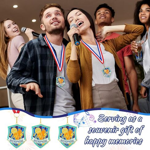 12 PCS Metal Medals Bulk 2.4 Inch Funny Winner Awards with Beck Ribbons Gownofts for Comple Party Sports Partys Party Party in Kuwait