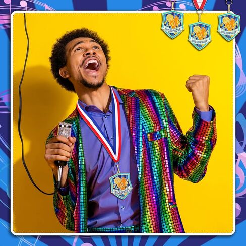 12 PCS Metal Medals Bulk 2.4 Inch Funny Winner Awards with Beck Ribbons Gownofts for Comple Party Sports Partys Party Party in Kuwait