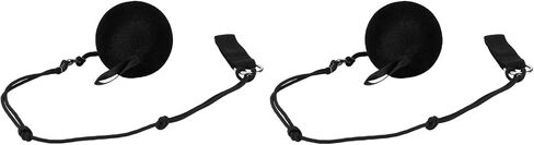 2 Pcs Silk Veils Poi Chain Balls, Soft Adjustable Chain Black Poi Chain Balls Dance Prop Practice Tail Flag Poi Streamer Throw Balls in Haka Dance and Polynesian Dances in Saudi Arabia