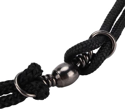 2 Pcs Silk Veils Poi Chain Balls, Soft Adjustable Chain Black Poi Chain Balls Dance Prop Practice Tail Flag Poi Streamer Throw Balls in Haka Dance and Polynesian Dances in Saudi Arabia