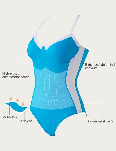 Suuksess Womens Tummy التحكم في قطعة واحدة من ملابس السباحة مثيرة in Kuwait