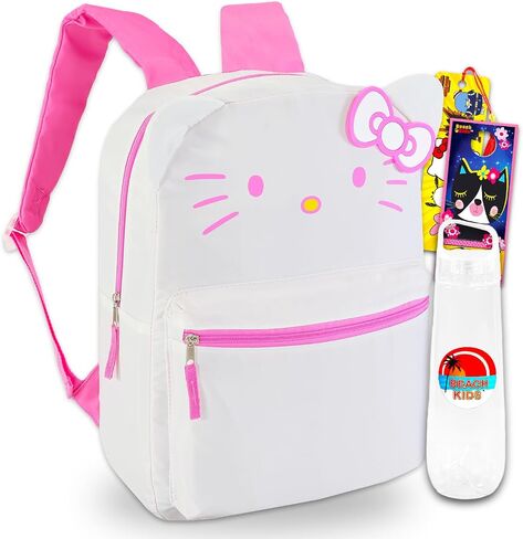 Keroppi Backpack for Girls - Bundle with 16" Sanrio School Backpack Plus Water Bottle, Decal, More | Hello Kitty and Friends School Bag Keroppi in Saudi Arabia