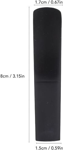 مجموعة القصب الساكسفون ، 5pcs tenor القصب ساكسفون القصب 2.5 BB راتنج Tenor القصب مع صندوق بلاستيكي للمبتدئين المهنيين (أسود) in Saudi Arabia