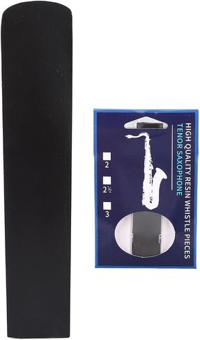 مجموعة القصب الساكسفون ، 5pcs tenor القصب ساكسفون القصب 2.5 BB راتنج Tenor القصب مع صندوق بلاستيكي للمبتدئين المهنيين (أسود) in Saudi Arabia