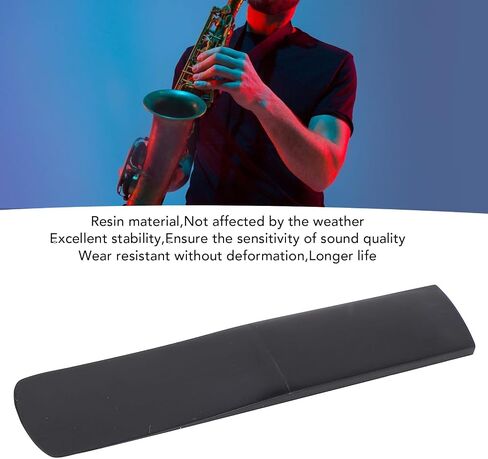 مجموعة القصب الساكسفون ، 5pcs tenor القصب ساكسفون القصب 2.5 BB راتنج Tenor القصب مع صندوق بلاستيكي للمبتدئين المهنيين (أسود) in Saudi Arabia