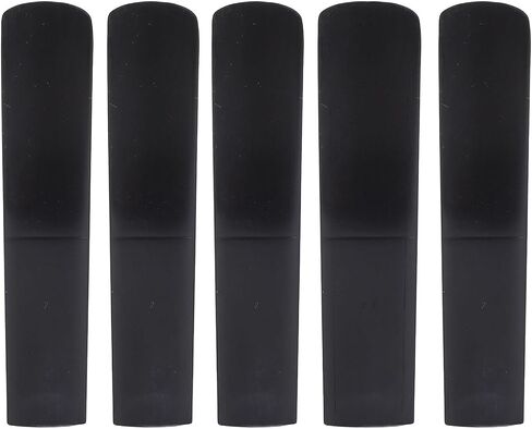 مجموعة القصب الساكسفون ، 5pcs tenor القصب ساكسفون القصب 2.5 BB راتنج Tenor القصب مع صندوق بلاستيكي للمبتدئين المهنيين (أسود) in Saudi Arabia