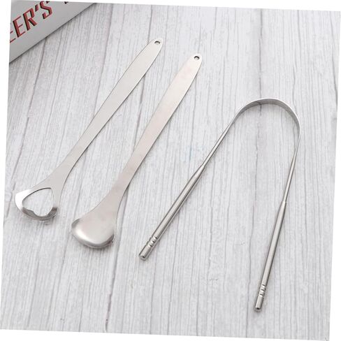 اضبط 3pcs مكشطة فرشاة الفولاذ المقاوم للصدأ قتال الفولاذ المقاوم للصدأ بشكل سيء التنظيف اللطيف للبالغين أطفال in Saudi Arabia
