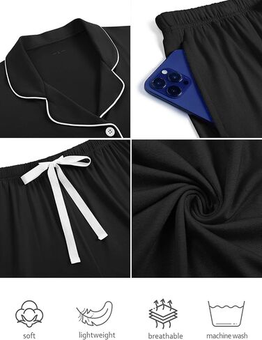 بيجامات للنساء مجموعة 2 قطعة PJ مجموعات قصيرة العروس زر النوم لأعلى in Kuwait