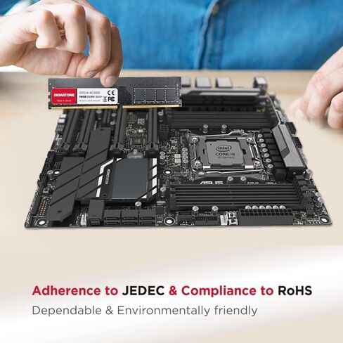 【DDR4 RAM】 Gigastone 128GB KIT (8x16GB) DDR4 2666MHz (2400MHz أو 2133MHz) PC4-21300 (PC4-19200/17000) in Saudi Arabia