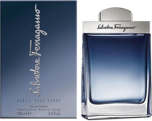 Salvatore Ferragamo Subtil Eau de Toilette Spray for Men, 3.4 Ounce in Saudi Arabia