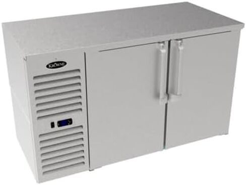 FSE LS52 Narrow Door Low-Profile Refrigerated Back Bar Storage Cabinet, Two-Section, 52"W x 24"D, Side Mounted self-contained Refrigeration, 30°F to 40°F Temperature Range in Saudi Arabia