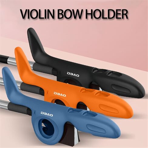 Violin Bow Grip Aid Helper Correcting With Bow Stopper Violin Viola Bow Buddy Teaching Aid Accessory For Beginners (Blue) in Saudi Arabia