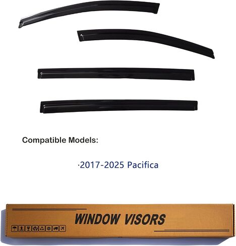 Window Visors Rain Guards fits 2013-2015 XV CrossTrek, Window Wind Deflectors Vent Shades for 2016-2017 CrossTrek, 2012-2016 Impreza Hatchback, 4 Pieces in Saudi Arabia